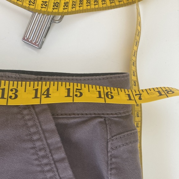 Knox Rose, cropped, stretch khakis, soft taupe/light brown in colour. - Picture 4 of 5